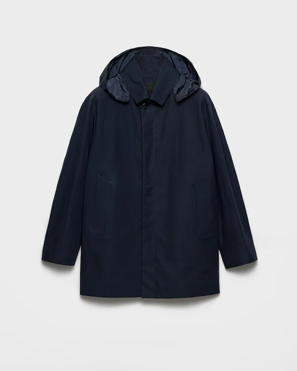 Hooded cotton coat
