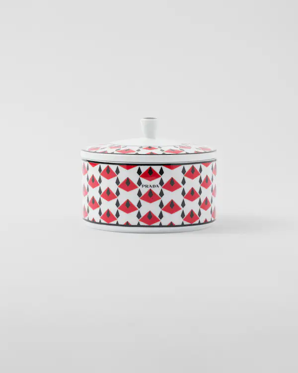 Porcelain box - Vienna Red