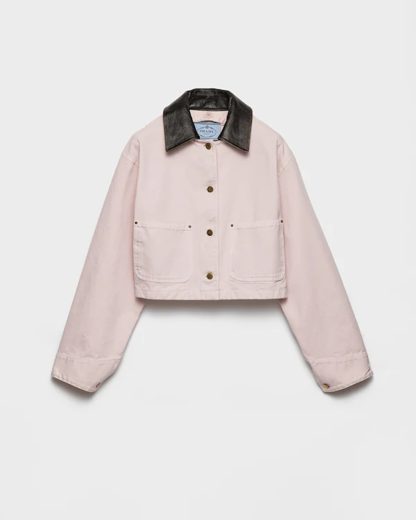 Canvas blouson jacket