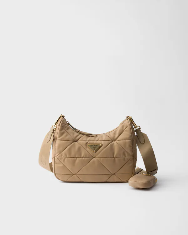Padded Re-Nylon shoulder bag
