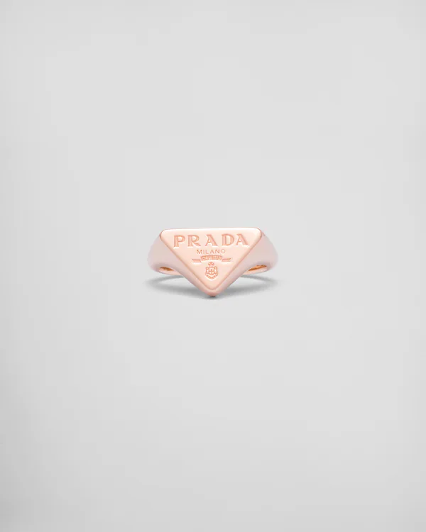 Eternal Gold signet ring in rose gold