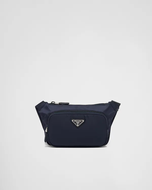 Re-Nylon and Saffiano leather shoulder bag