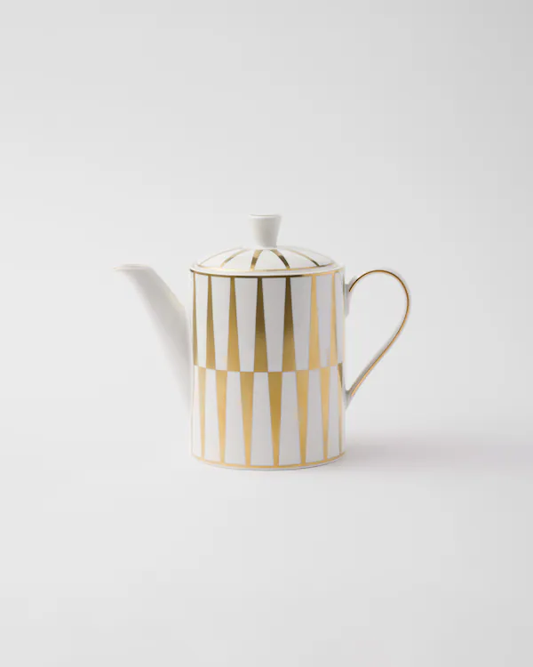 Porcelain coffee pot - Stripes
