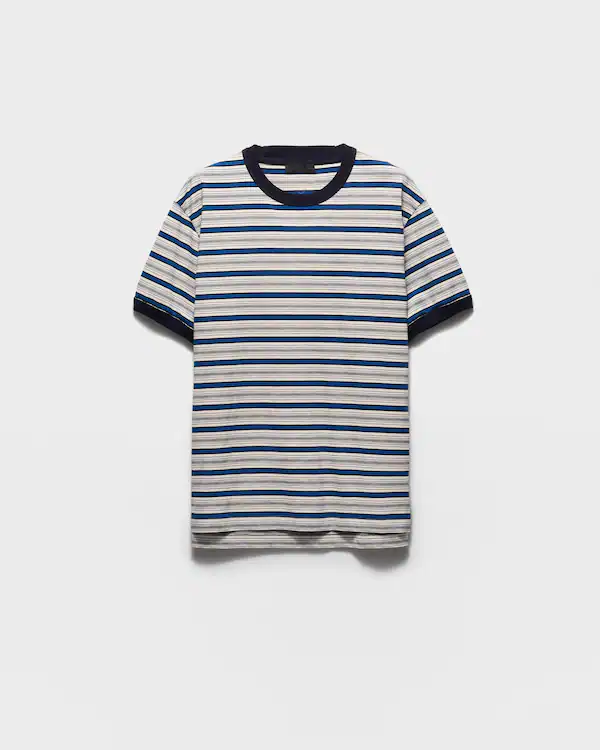 Striped cotton T-shirt