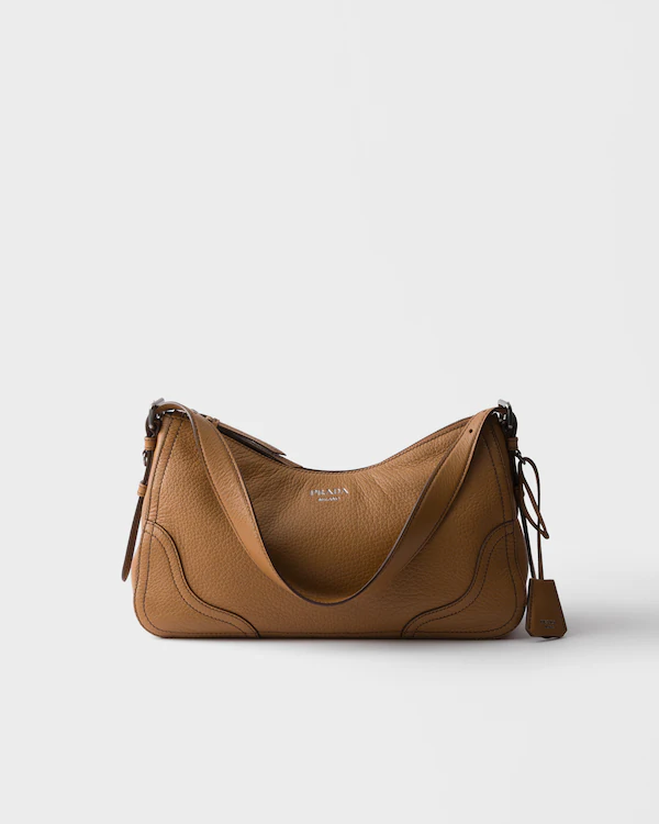 Prada Aimèe large leather shoulder bag