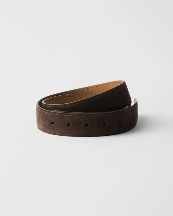 Suede belt strap