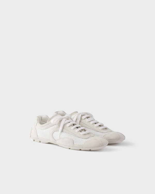 Montecarlo Re-Edition 2005 suede and mesh sneakers