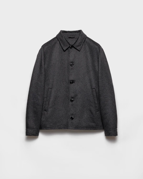 Cashmere blouson jacket