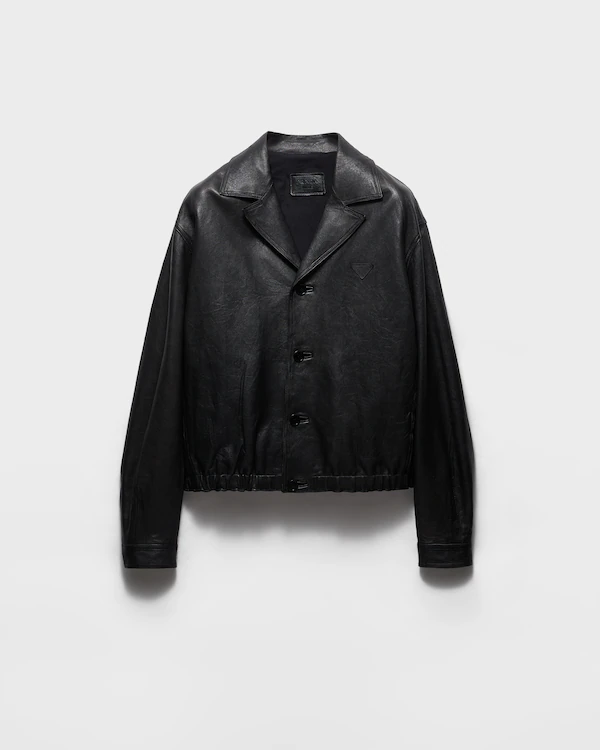 Nappa leather jacket