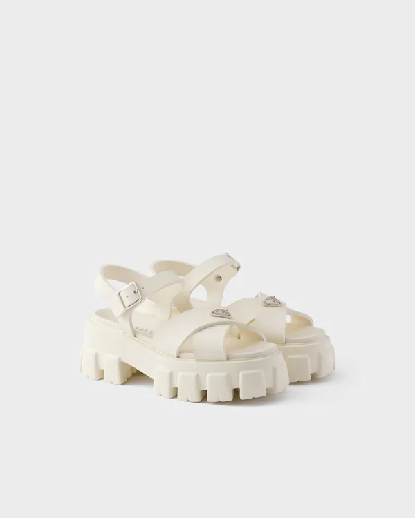 Monolith rubber sandals