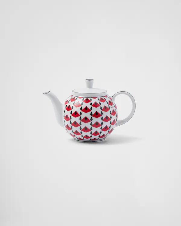 Porcelain teapot - Vienna Red