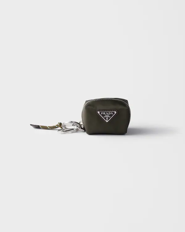 Prada Speedrock Re-Nylon keychain charm