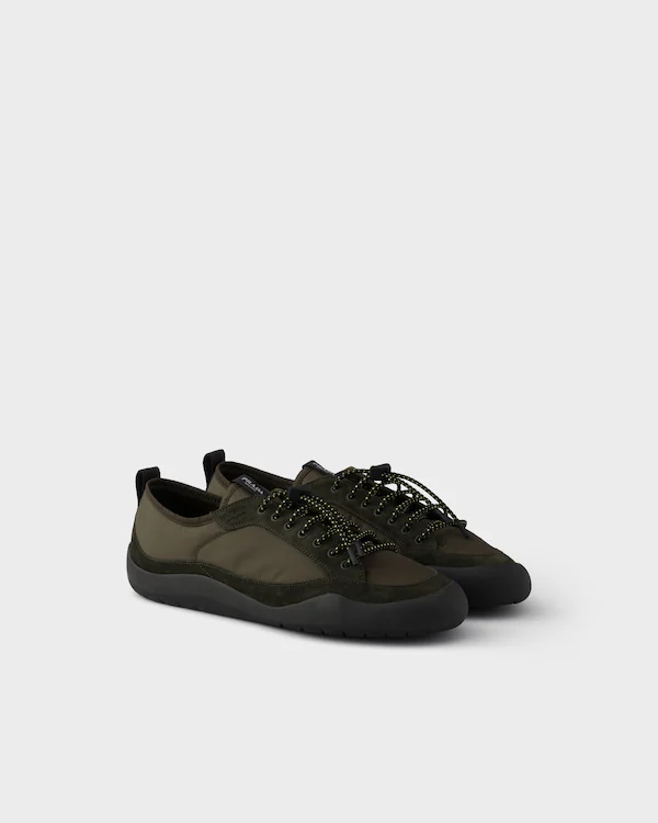 Speedrock Re-Nylon and suede sneakers