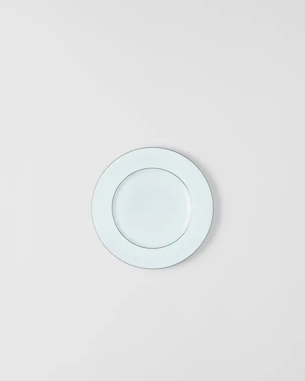 Set of two porcelain dinner plates - Celadon
