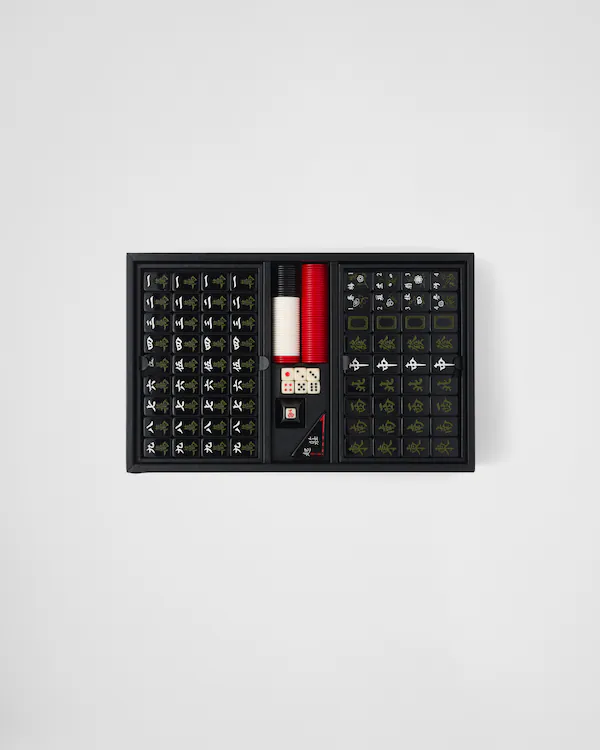 Saffiano Leather Mahjong Game