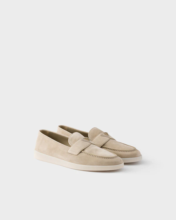 Suede loafers