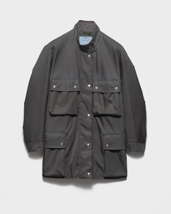 Washed Re-Nylon rain jacket