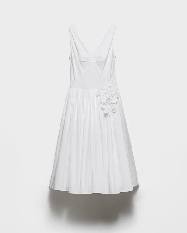 Cotton poplin dress