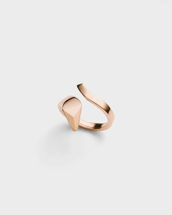 Eternal Gold snake mini ring in rose gold