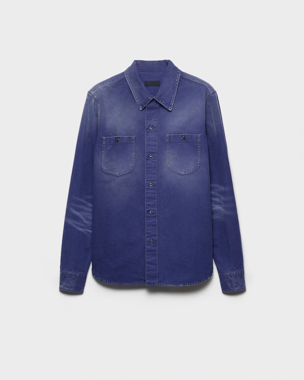 Cotton twill shirt