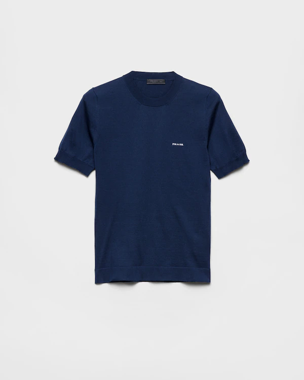 Cotton crew-neck sweater